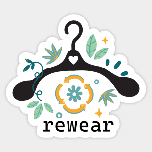 Rewear Typogaphy Sticker